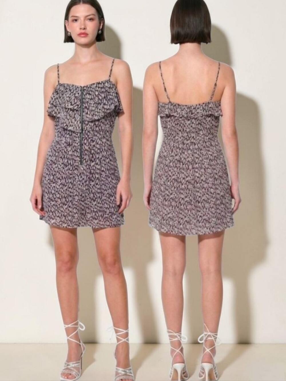 ANTHROPOLOGIE GREYLIN Zip Front Sundress - Size L